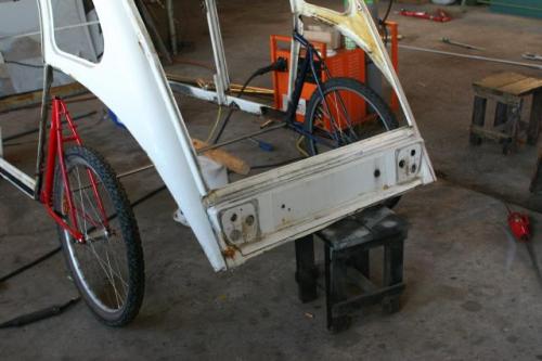 Erste sichtbare Arbeiten
