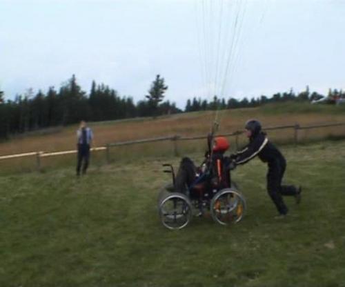 Testflug mit vier R�dern
