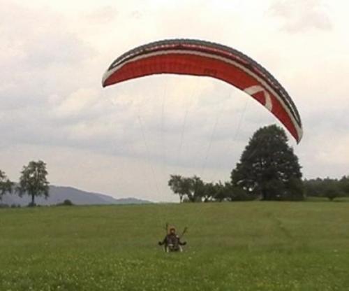 Testflug mit vier R�dern