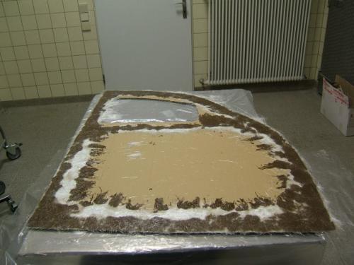 glasfaserverst�rkte Pappe, wie beim Trabbi