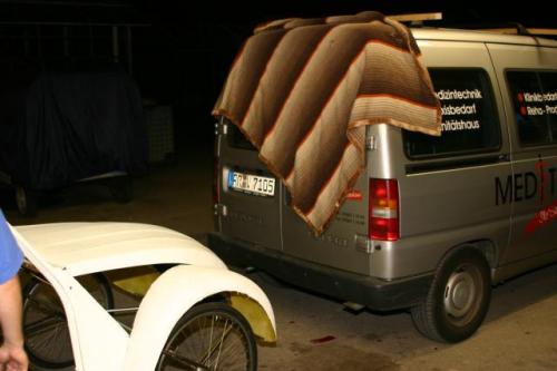 Transportvorbereitungen