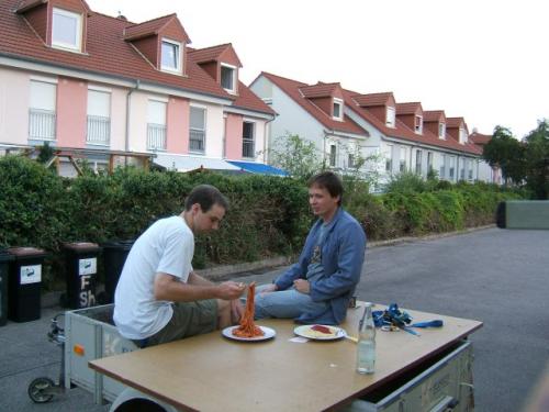 Die besten Spagetti der Welt . . .