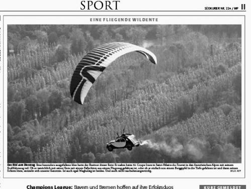 Auszug aus dem S�dkurier Nr 224